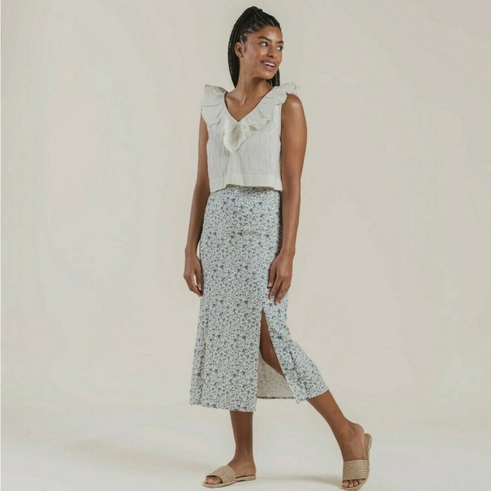 Rylee and Cru split skirt